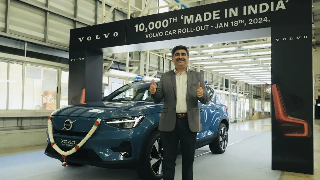 10000th Made-in-India Volvo Cas rolls out
