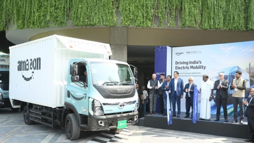 Amazon Collaborates with Tata Motors to Deploy 3,000 Electric Trucks in Its Transportation Network in India