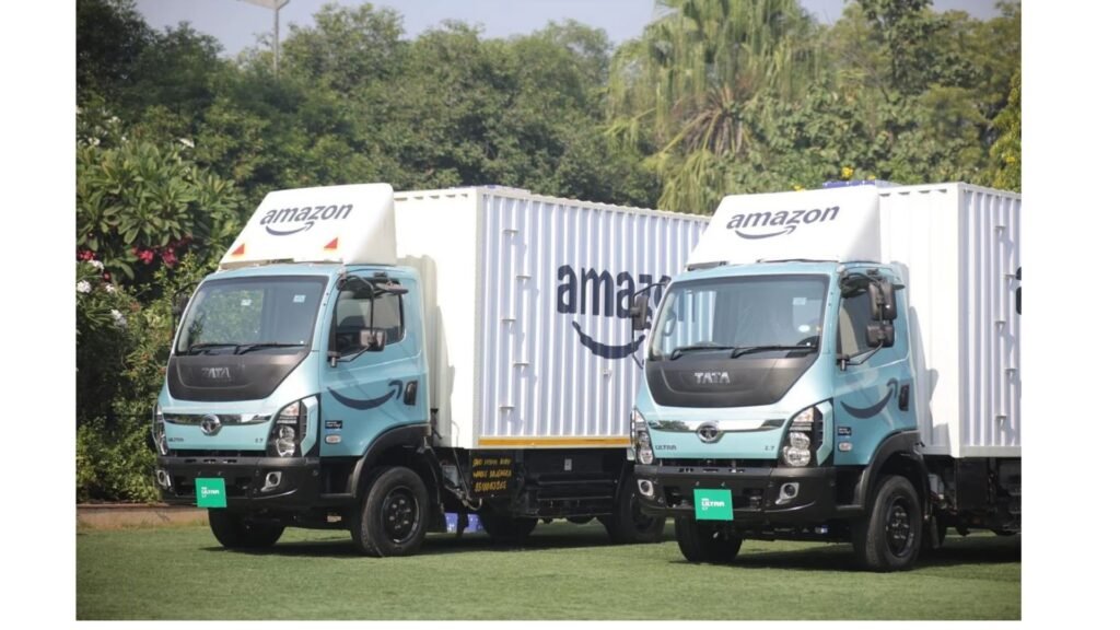 Amazon Collaborates with Tata Motors to Deploy 3,000 Electric Trucks in Its Transportation Network in India
