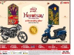 Hero MotoCorp Announces Four-Day Herotsav Festive Offers From November 1 Herotsav creative