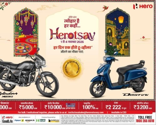 Hero MotoCorp Announces Four-Day Herotsav Festive Offers From November 1 Herotsav creative