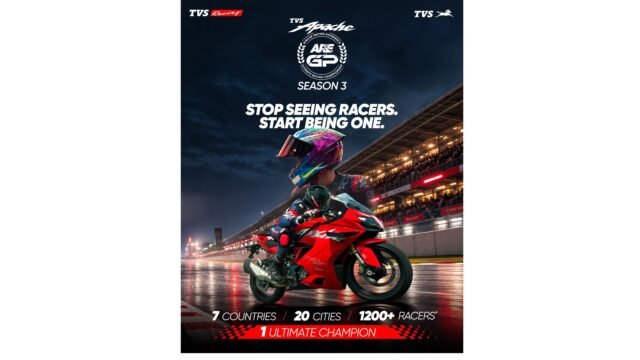 TVS Apache Racing Experience GP Season 3 Expands to Seven Countries TVS-ARE-2