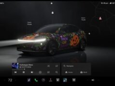 Tesla Model Y Gets Halloween Mode In India With Spooky Light Show And New Features Tesla-5