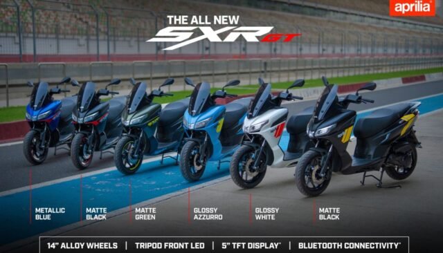 Aprilia SXR GT 125 and SXR GT 175 Launched in India at ₹1.09 Lakh aprilia sxr 160