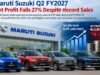 Maruti Suzuki Q2 FY2027 Net Profit Falls 27%, Sales Hit Record maruti A
