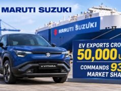 Maruti Suzuki EV Exports Cross 50,000 Units, Commands 93% Market Share maruti-suzuki-e1793442278790.